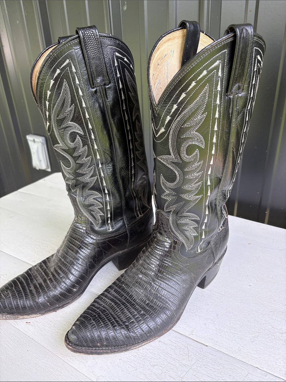 Dan Post leather cowboy boots
